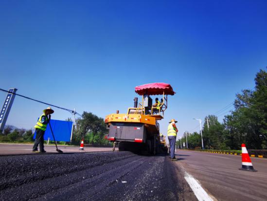 2020年韓城市干線公路養護大中修工程開工(圖)